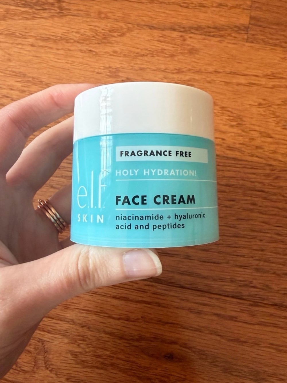 e.l.f Holy Hydration Face Cream โ Hydrating Niacinamide + Hyaluronic Acid